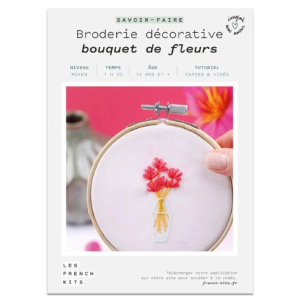 Kit broderie - Bouquet de fleurs