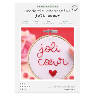 Kit broderie - Joli Cœur