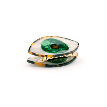 Pince à cheveux - Oeil vert