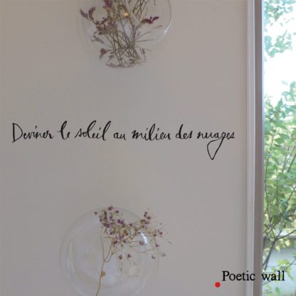 Sticker mural – Deviner le soleil