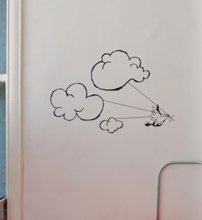 Sticker mural – Porte nuage
