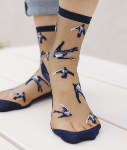 Chaussettes - Andorinha bleu