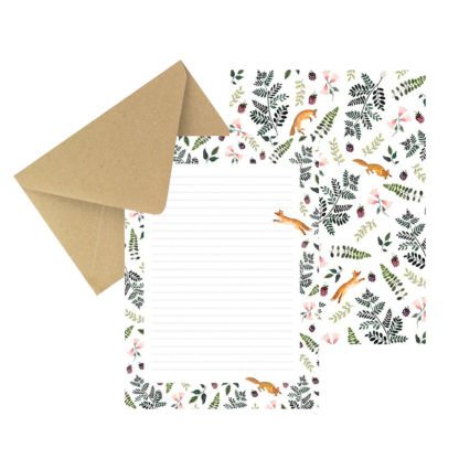 Papier à lettre - Renard