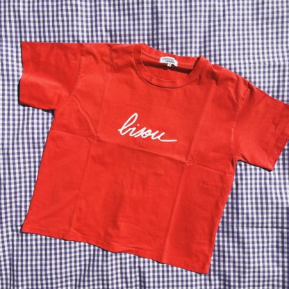 T-shirt Bisou rouge (adulte)