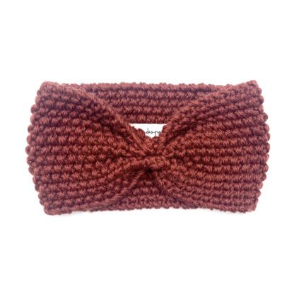 Bandeau en laine - Cognac