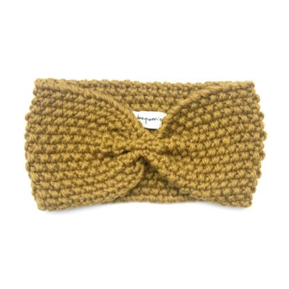 Bandeau en laine - Ocre