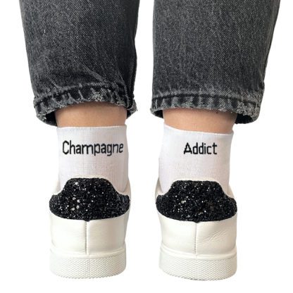 Chaussettes dépareillées - Champagne Addict