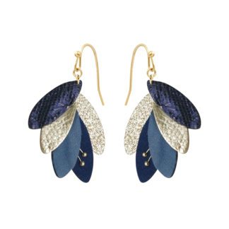 Boucles d'oreille Rio – Bleu nuit