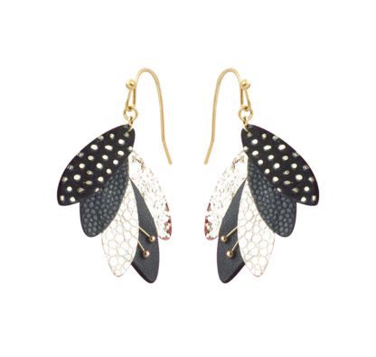 Boucles d'oreille Rio – Noir