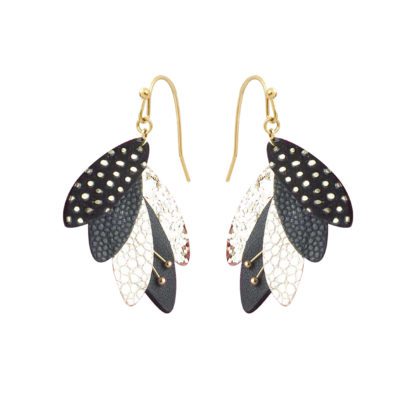 Boucles d'oreille Rio – Noir