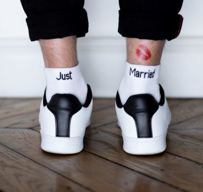 Chaussettes dépareillées - Just Married
