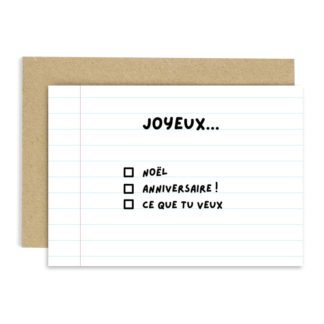 Carte de voeux – Joyeux…