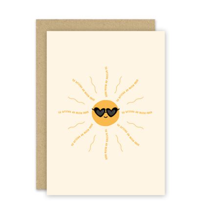Carte de voeux – Tu brilles de mille feux
