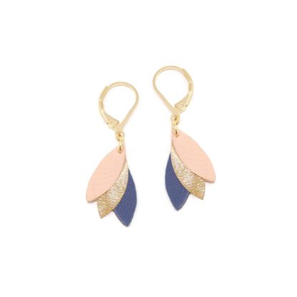 Boucles Casamance – Marine, Nude & Or