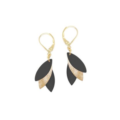 Boucles Casamance – Noir & Or