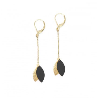 Boucles Mino – Noir & Or