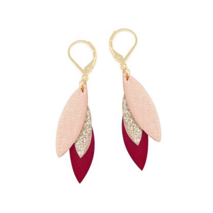 Boucles Saône – Nude, Bordeaux & Paillettes