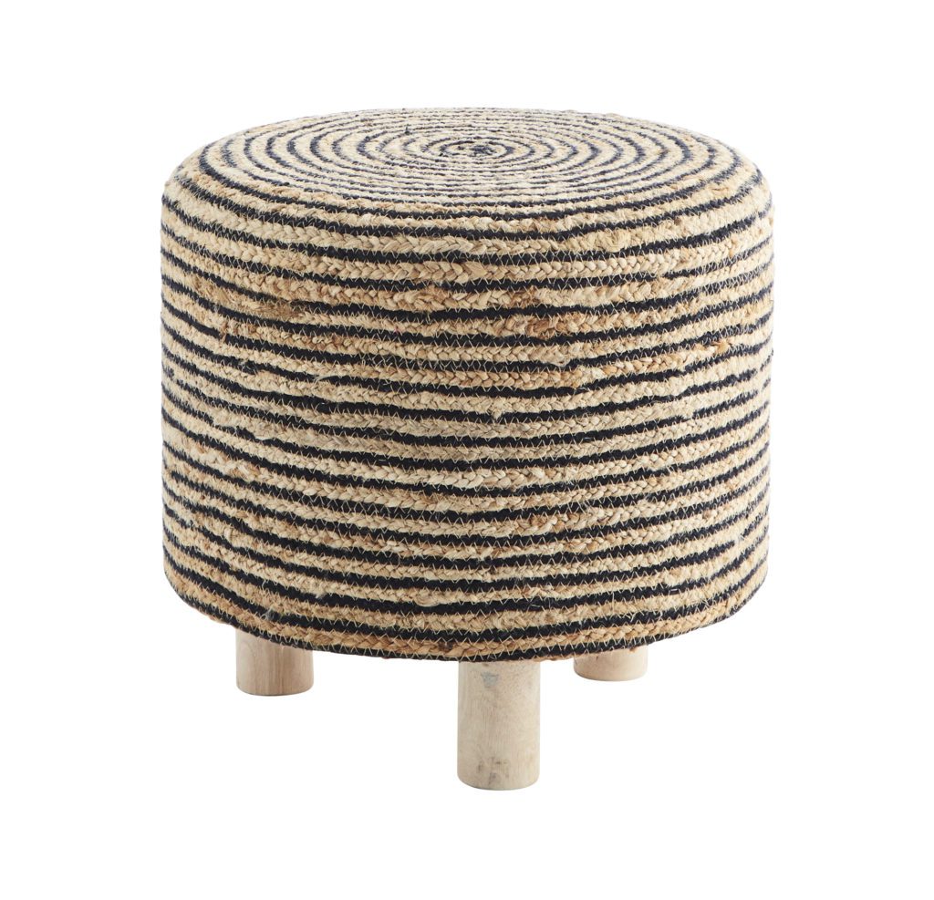 Pouf en jute ⸱ Madam Stoltz Songes