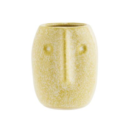 Vase - Visage XS Jaune