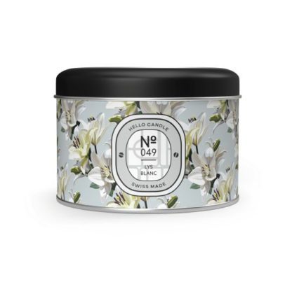 Bougie métal – Lys Blanc S