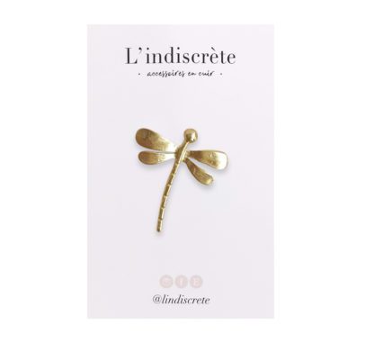 Pin's doré - Libellule mini