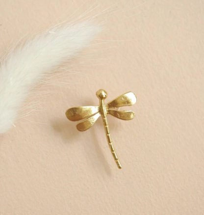Pin's doré - Libellule mini