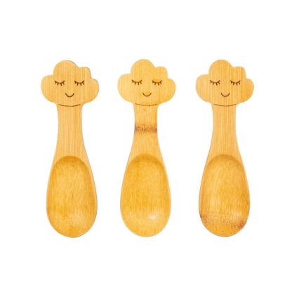 Cuillère en bambou - Nuage (3pcs)