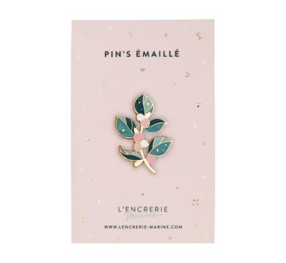 Pin's émaillé – Baies de symphorine