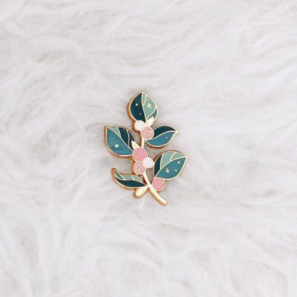 Pin's émaillé – Baies de symphorine