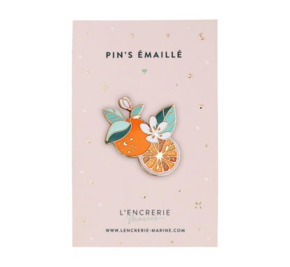 Pin's émaillé – Oranger fleuri