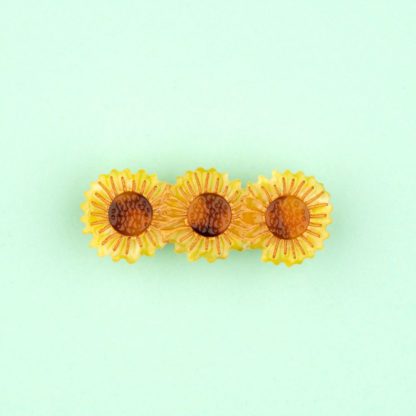 Barrette à cheveux - Tournesol