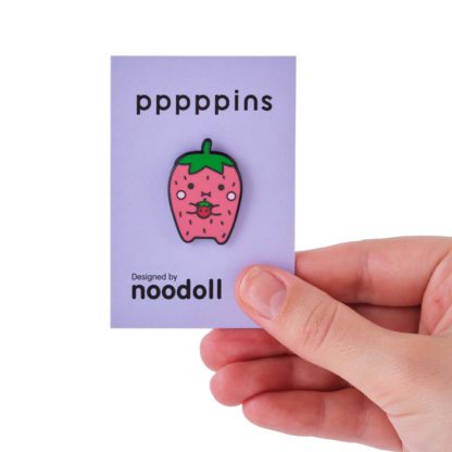 Pin's Noodoll - Fraise Ricesweet