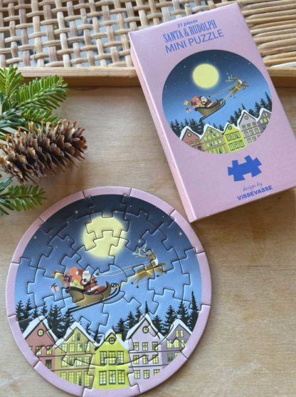 Puzzle mini - Santa & Rudolf
