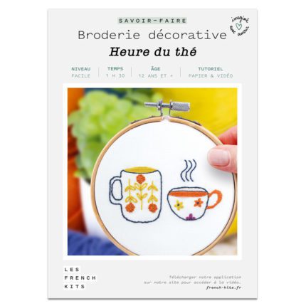 Kit broderie - Heure du thé