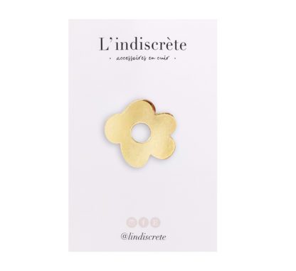 Pin's doré – Fleur naïve