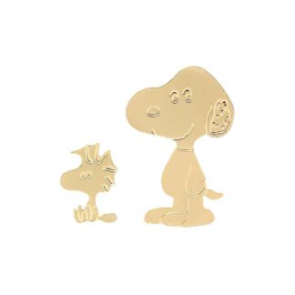 Pin's doré – Snoopy (2pcs)