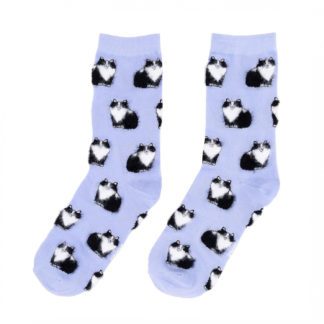 Chaussettes - Chat noir & blanc