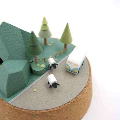 Déco miniature - Van & Moutons