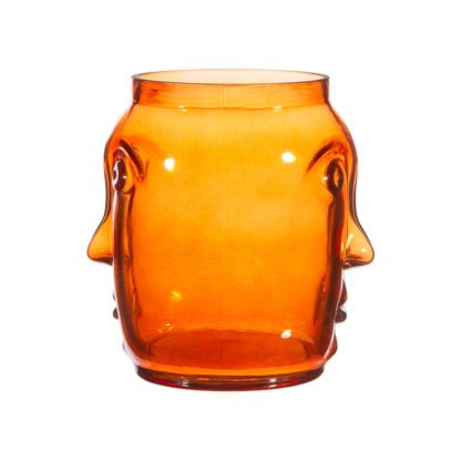 Vase - Visage ambre