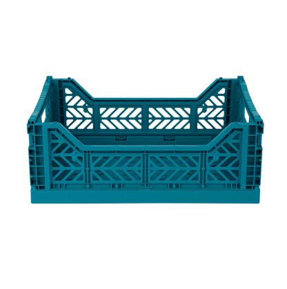 Caisse de rangement M - Bleu paon