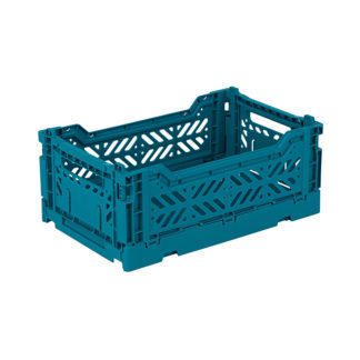 Caisse de rangement S - Bleu paon