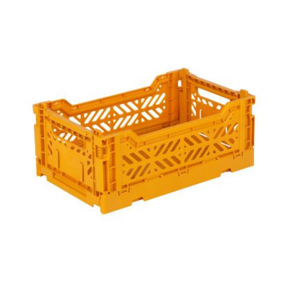 Caisse de rangement S - Jaune moutarde