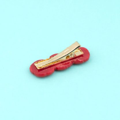 Barrette à cheveux - Coquelicot