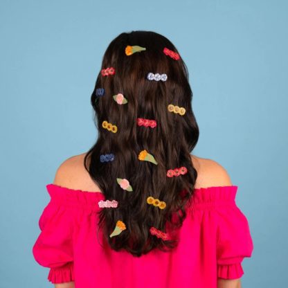 Barrette à cheveux - Coquelicot