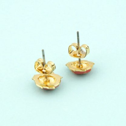 Boucles d'oreilles - Coccinelle