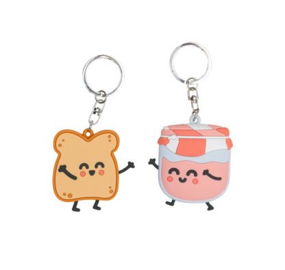 Porte-clés - Toast & Confiture (2pcs)