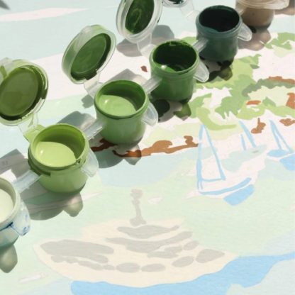 Kit peinture au numéro - Balade dans les Calanques