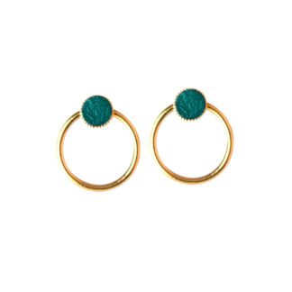 Boucles d'oreilles – Nono émeraude
