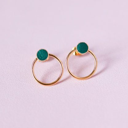 Boucles d'oreilles – Nono émeraude