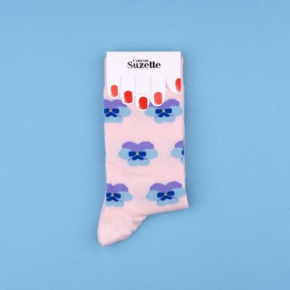 Chaussettes - Pensées